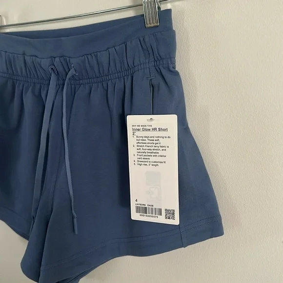 Lululemon Inner Glow Short - Oasis Blue - 4
